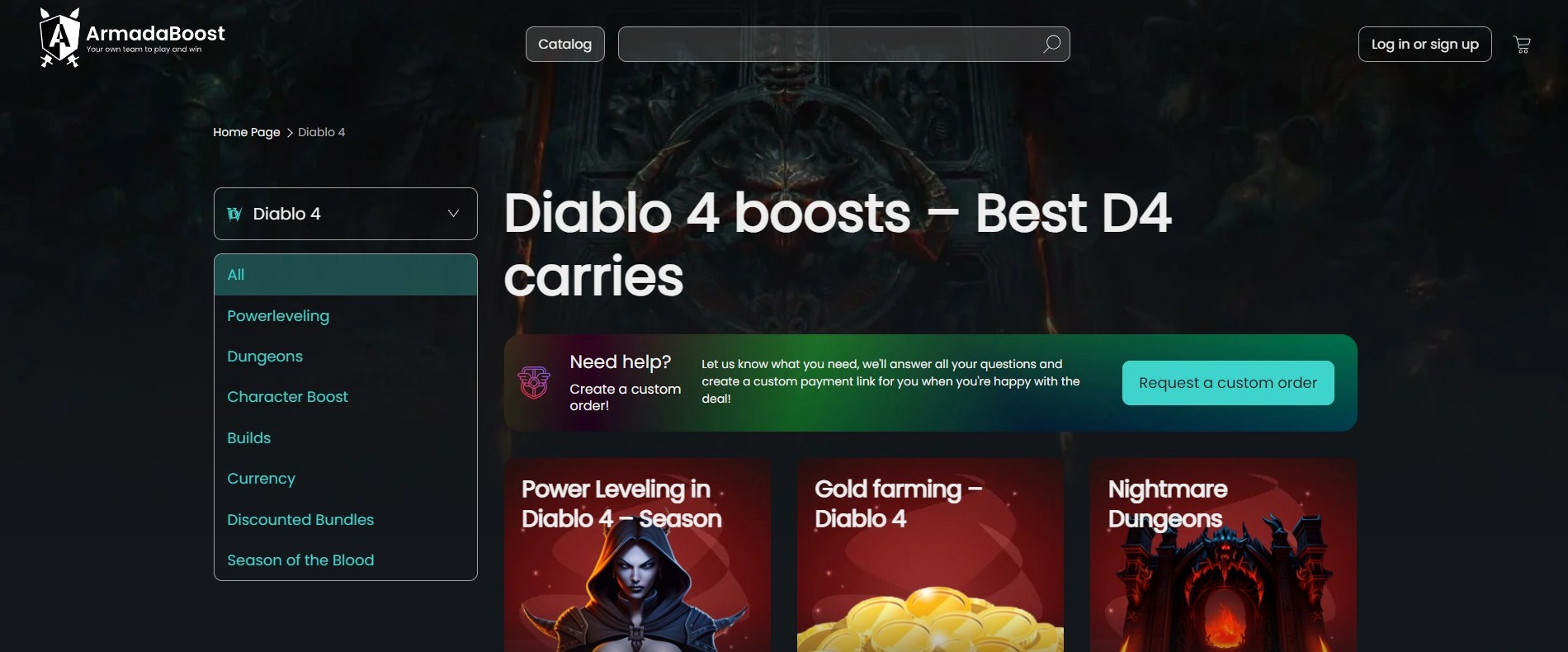 Armada Boost is a site with an impressive design