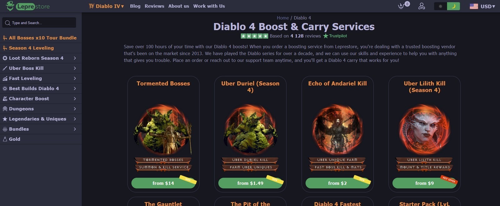 Curious about how leprestore.com manages its Diablo 4 power leveling services