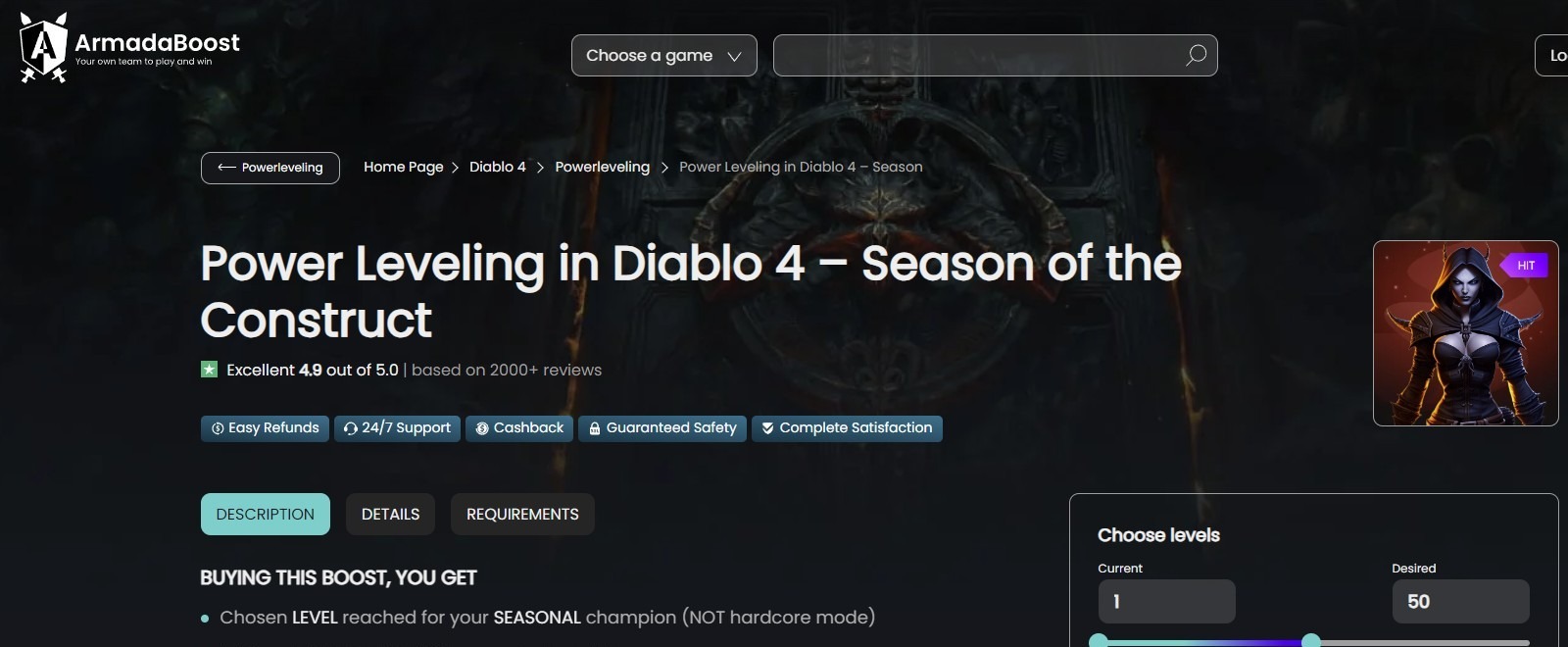 Armadaboost transforms your Diablo 4 experience 