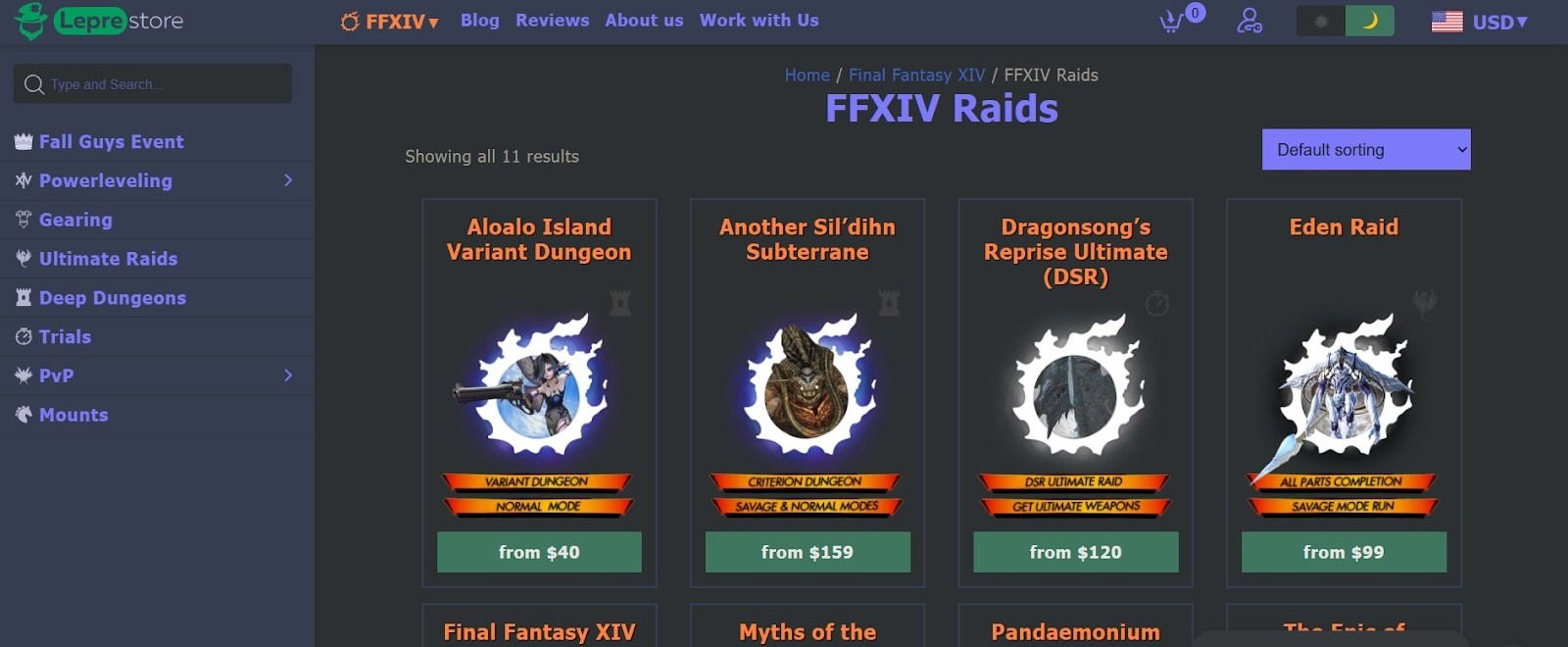 Leprestore.com emerges as a distinguished FF14 raid-boosting service