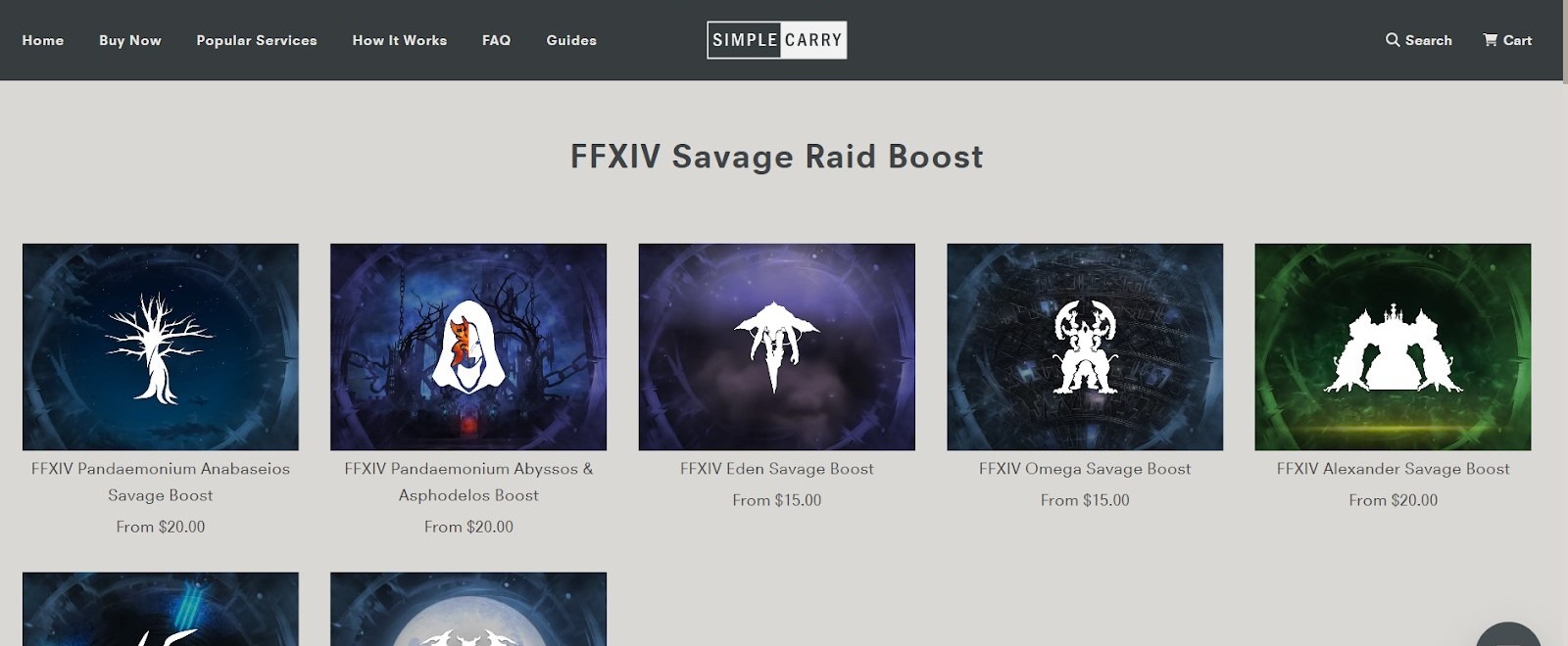 Simple-carry.com emerges as a streamlined solution for cheap FF14 raid carry