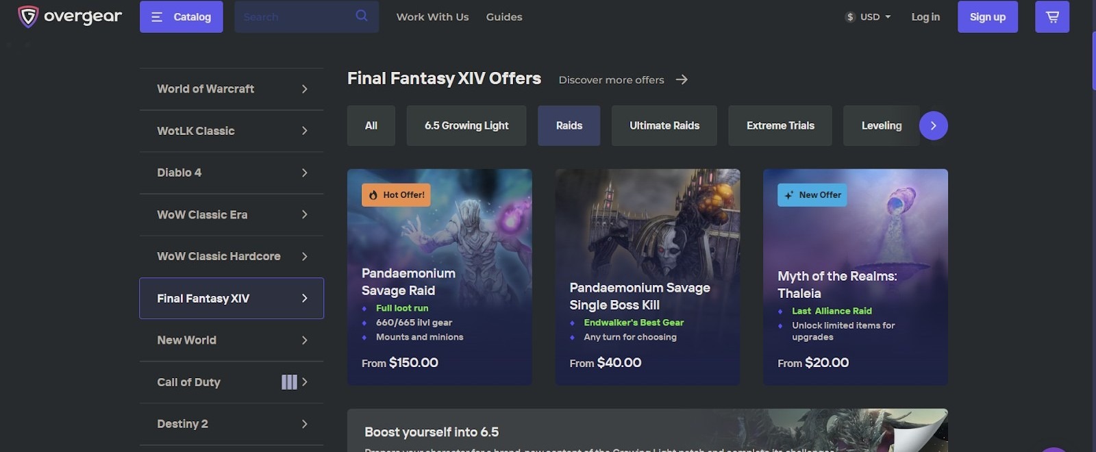 Overgear.com shines as a top-tier FF14 raid carry service